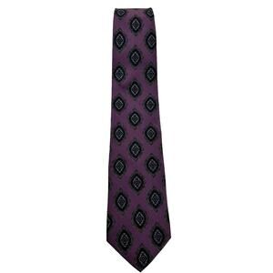 Gant Neck Tie One Size Limited Edition Purple Gold Diamond Silk Business Career